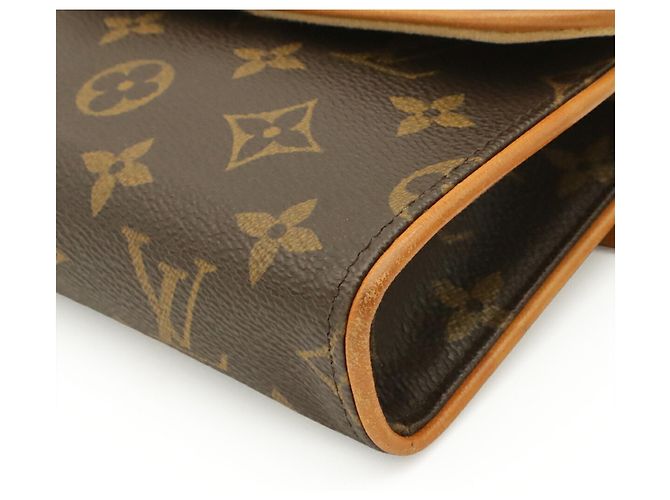 Louis Vuitton Monogram Pochette Florentine Waist Pouch Marrone - vista 4