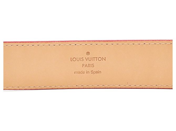 Cintura Louis Vuitton Monogram Vernis Rosso - vista 10