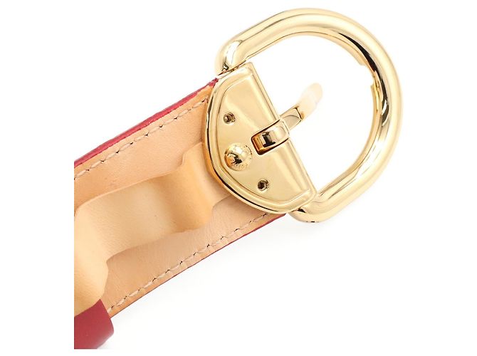 Cintura Louis Vuitton Monogram Vernis Rosso - vista 5