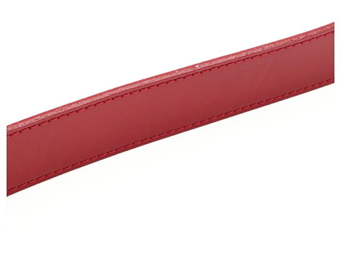 Cintura Louis Vuitton Monogram Vernis Rosso - vista 6