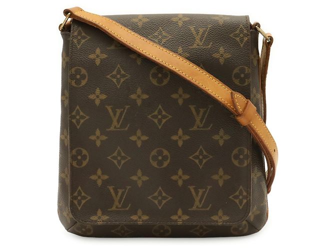 Borsa a tracolla lunga Louis Vuitton Monogram Musette Salsa Marrone - vista 2