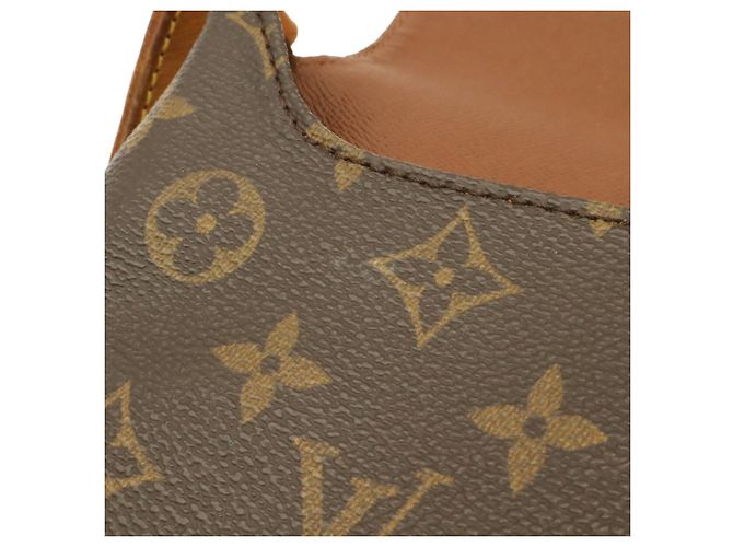 Borsa a tracolla lunga Louis Vuitton Monogram Musette Salsa Marrone - vista 9