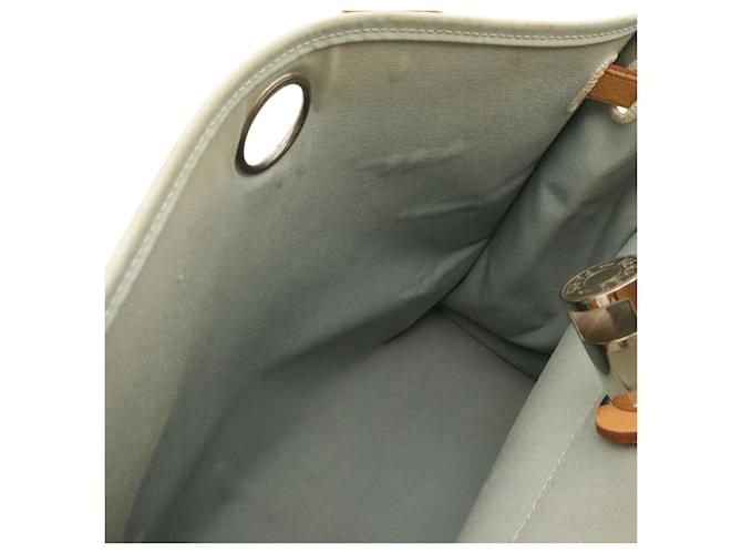 Borsa Hermès Herbag Zip PM Blu chiaro - vista 7