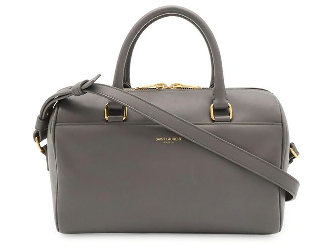 Borsa a mano Yves Saint Laurent Baby Duffle Mini Marrone - vista 2