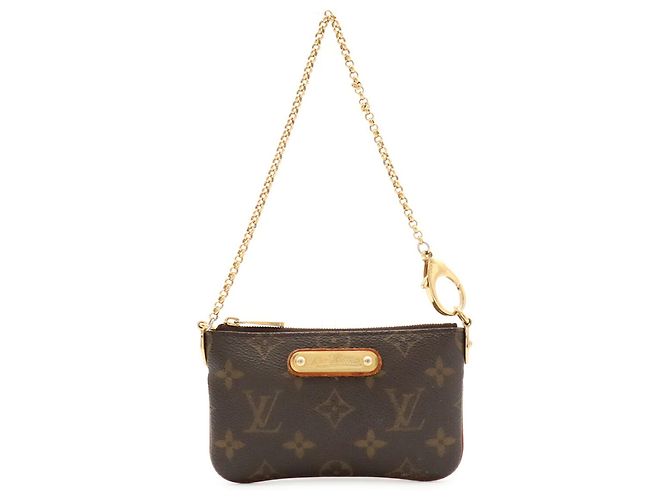 Borsa a mano con catena Louis Vuitton Monogram Pochette Mira PM Marrone Monogramma - vista 2