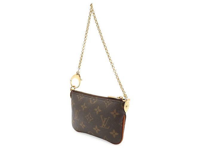 Borsa a mano con catena Louis Vuitton Monogram Pochette Mira PM Marrone Monogramma - vista 3