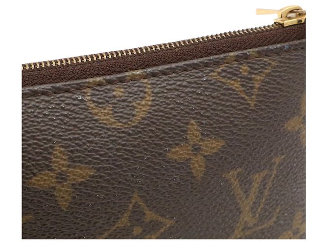Borsa a mano con catena Louis Vuitton Monogram Pochette Mira PM Marrone Monogramma - vista 8