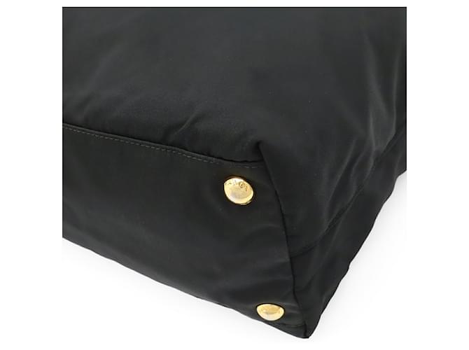 Prada Triangle Tote Bag Schwarz - Ansicht 4
