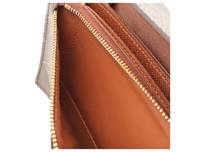 Cartera larga bi-fold Monogram Louis Vuitton Castaño Monograma - vista 10