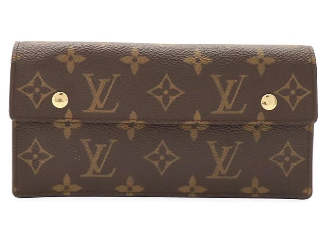 Cartera larga bi-fold Monogram Louis Vuitton Castaño Monograma - vista 2