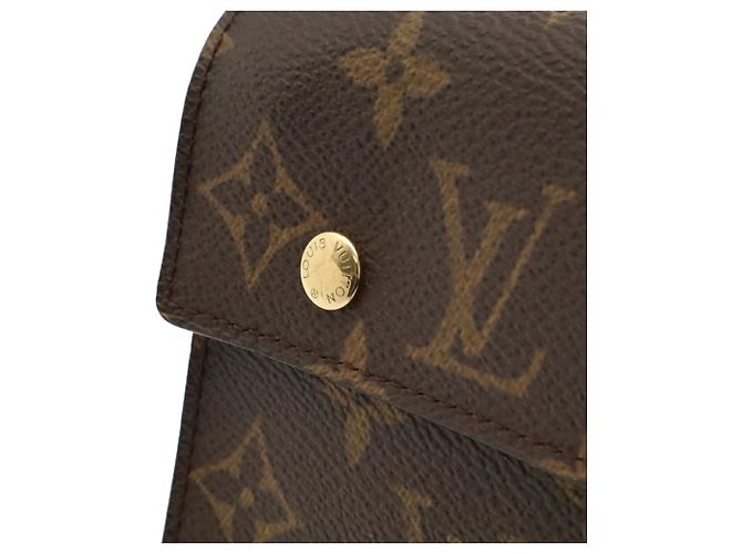 Cartera larga bi-fold Monogram Louis Vuitton Castaño Monograma - vista 5