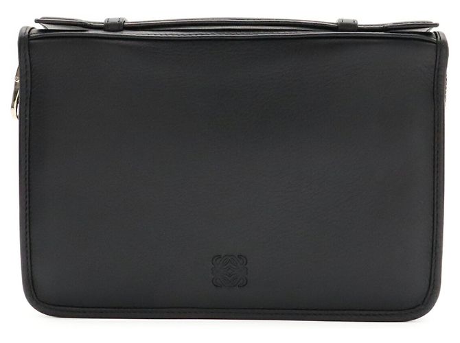 Clutch Loewe Anagram Second Bag Negro - vista 2