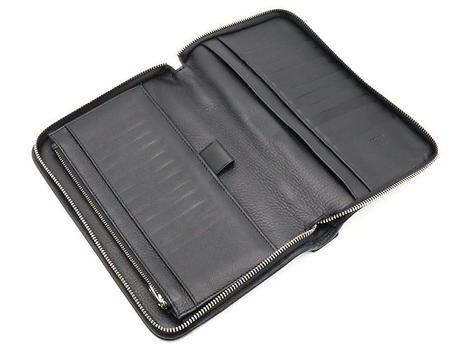 Clutch Loewe Anagram Second Bag Negro - vista 7