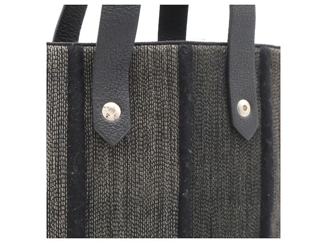 Hermès Borsa Tote Hermes Amedaba Diago PM Marrone Nero - vista 8