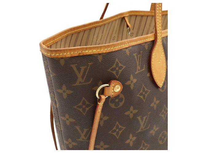Louis Vuitton Monogram Neverfull MM Tote Bag Braun Monogramm - Ansicht 7