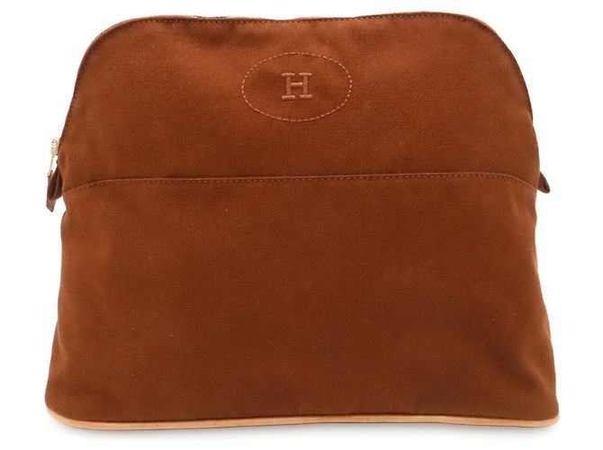 Hermès Borsa HERMES Bolide Pouch 31 Marrone - vista 2