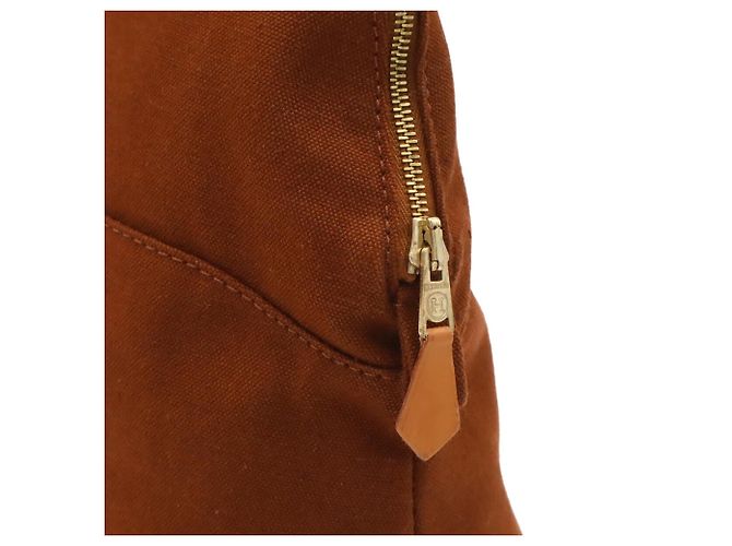 Hermès Borsa HERMES Bolide Pouch 31 Marrone - vista 5