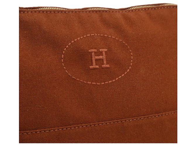 Hermès Borsa HERMES Bolide Pouch 31 Marrone - vista 9