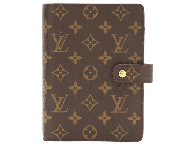 LOUIS VUITTON Couverture de carnet Agenda MM Monogram Marron Monogramme - vue 2