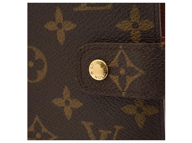 LOUIS VUITTON Couverture de carnet Agenda MM Monogram Marron Monogramme - vue 5