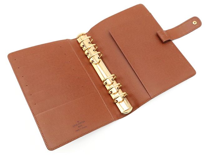 LOUIS VUITTON Couverture de carnet Agenda MM Monogram Marron Monogramme - vue 6