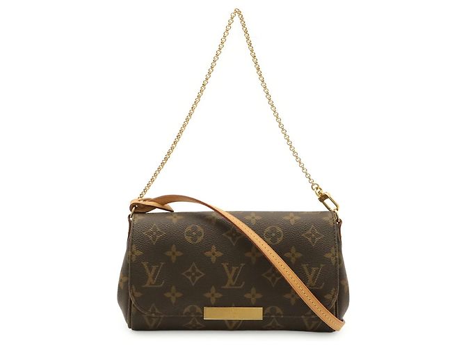 Borsa a tracolla Louis Vuitton Monogram Favorite PM Marrone - vista 2