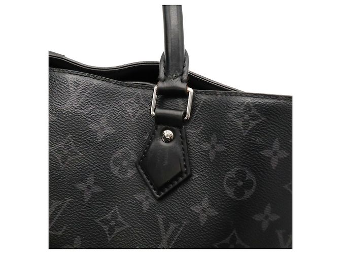 Louis Vuitton Monogram Eclipse Grand Sac Tote Bag Marrom Preto - vista 7