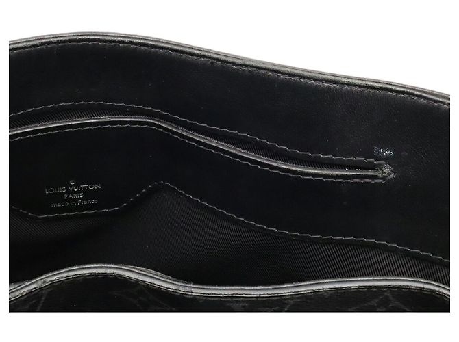 Louis Vuitton Monogram Eclipse Grand Sac Tote Bag Marrom Preto - vista 8