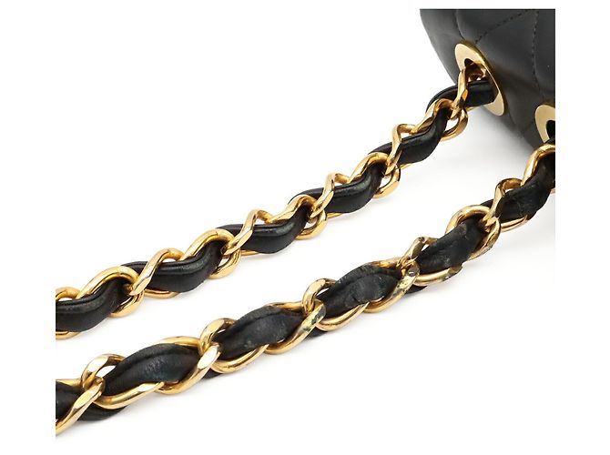 Borsa a tracolla Chanel Large Matelassé con doppia catena Nero - vista 5