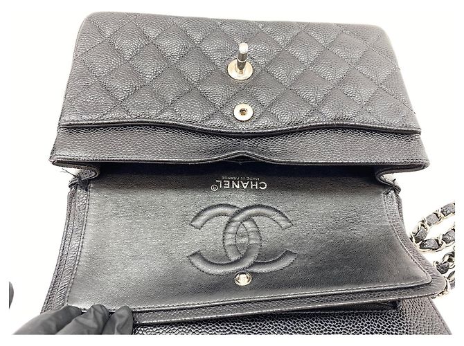 Borsa a tracolla Chanel Matelassé Nera Nero - vista 10