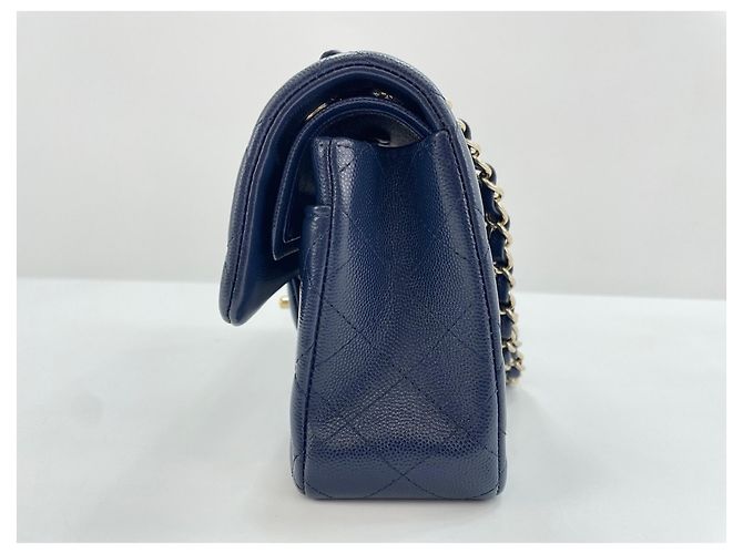 Borsa a tracolla Chanel Matelassé Navy Blu navy - vista 6