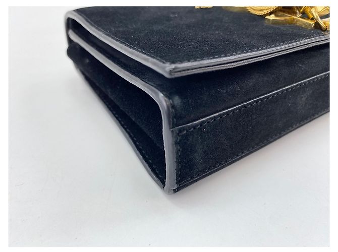 Borsa a tracolla Yves Saint Laurent Paris Kate Nero - vista 8