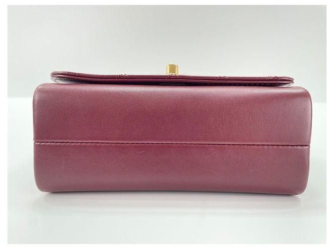 Borsa a tracolla Chanel Mini Matelassé Rosso - vista 7
