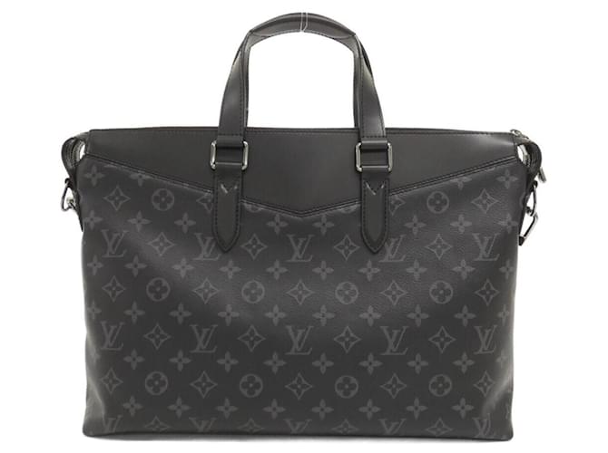 Louis Vuitton Monogram Eclipse Briefcase Explorer Nero - vista 2