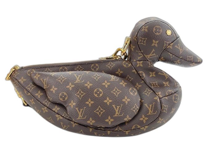 Louis Vuitton x NIGO Duck Bag Shoulder Marrone - vista 2