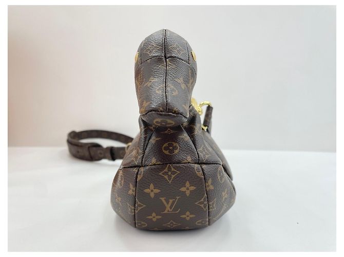 Louis Vuitton x NIGO Duck Bag Shoulder Marrone - vista 4