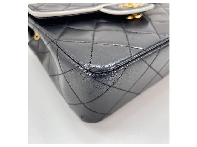 Borsa a tracolla Chanel Mini Matelassé Nero - vista 8