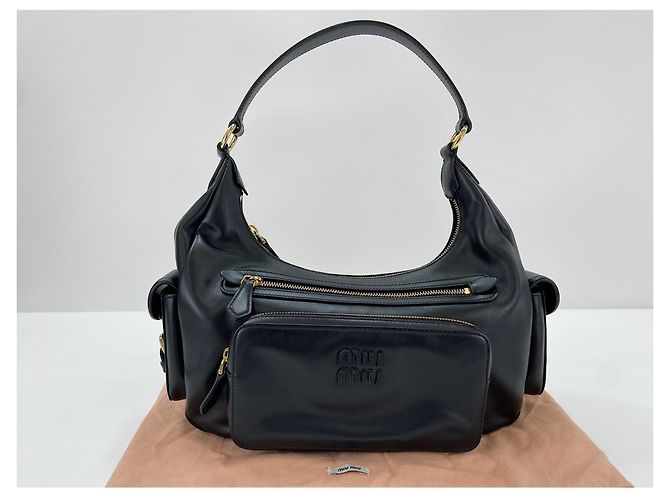 Borsa a tracolla Pocket Miu Miu Nero - vista 12