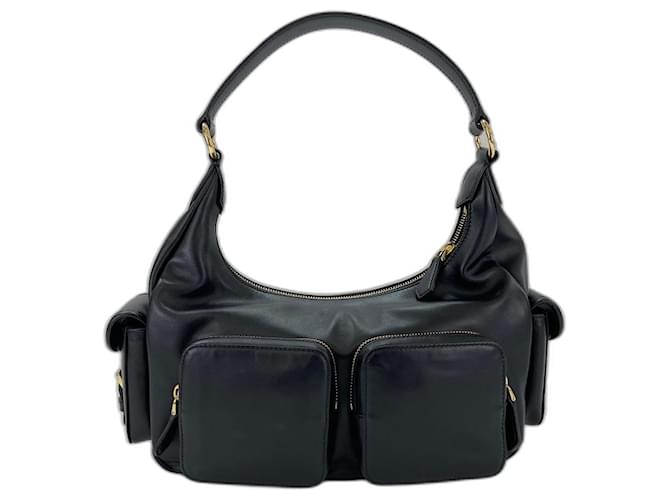 Borsa a tracolla Pocket Miu Miu Nero - vista 2