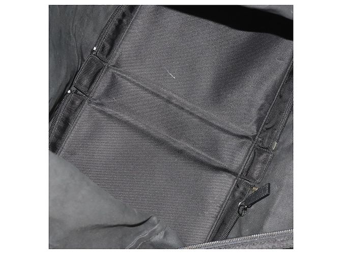 GUCCI Boston Bag Nylon Black Silver 012 0387 Auth 173869 Silvery - vista 11