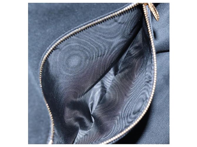 Dolce & Gabbana Borsa a tracolla DOLCE&GABBANA Devotion con catena in tweed nero e oro Auth BA14821SAM - vista 25