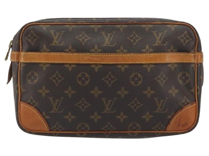 LOUIS VUITTON Monogram Compiegne 28 Clutch Bag M51845 LV Auth 197454 Monogramma - vista 13