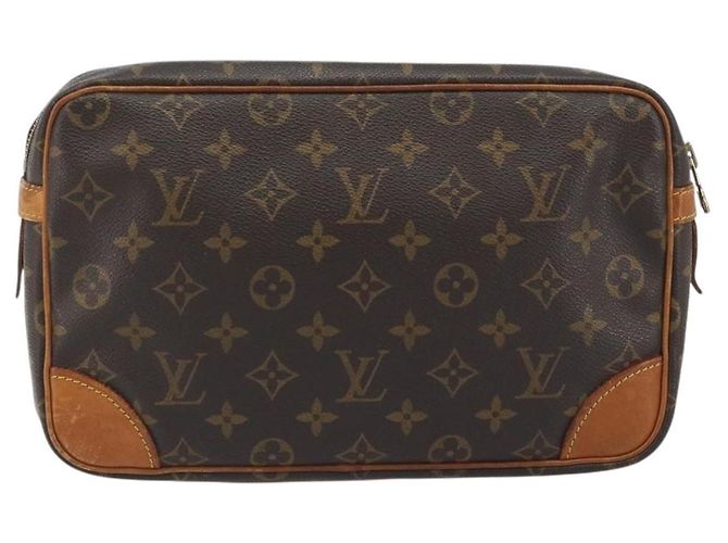 LOUIS VUITTON Monogram Compiegne 28 Clutch Bag M51845 LV Auth 197454 Monogramma - vista 2