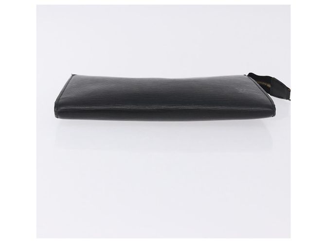 LOUIS VUITTON Epi Pochette Accessoires Accessory Pouch Black M52982 Auth ep15820 Negro - vista 6