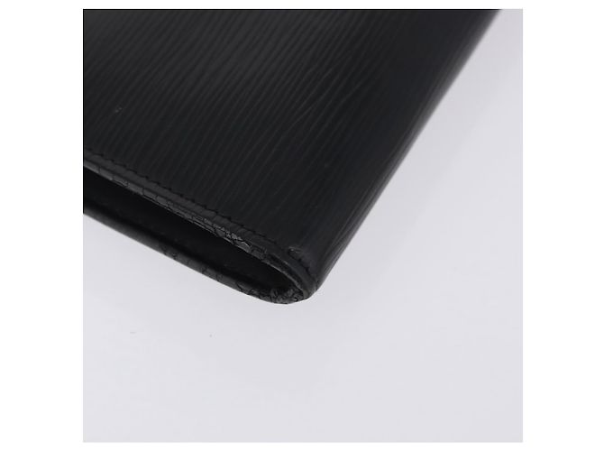 LOUIS VUITTON Epi Pochette Accessoires Accessory Pouch Black M52982 Auth ep15820 Negro - vista 7