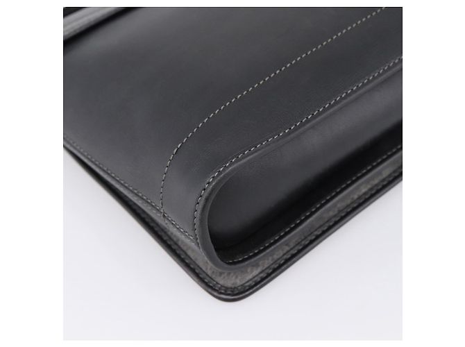 Borsa a tracolla Christian Dior in pelle nera e oro Auth 196415 Nero - vista 16