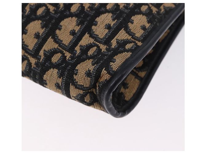 Borsa a tracolla Christian Dior Trotter Canvas Navy Gold Tone Auth BA14771 Blu navy - vista 16