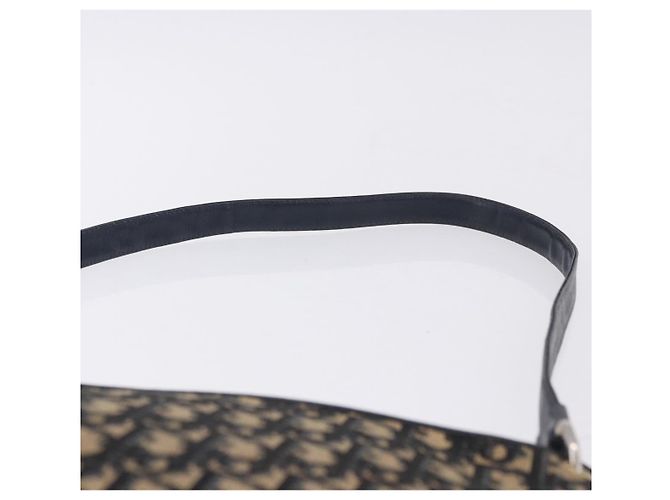 Borsa a tracolla Christian Dior Trotter Canvas Navy Gold Tone Auth BA14771 Blu navy - vista 9