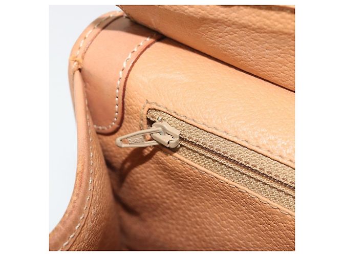 Céline Bolsa de mão CELINE Macadam Canvas PVC Leather Brown Gold Auth am12382A Marrom Dourado - vista 19