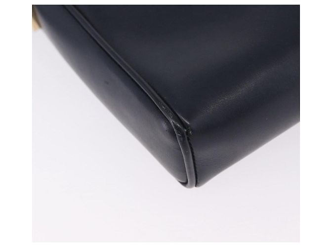 Bolsa de Ombro GUCCI em Couro Azul Marinho e Tom Dourado 29 001 4697 Auth BA14935 - vista 15